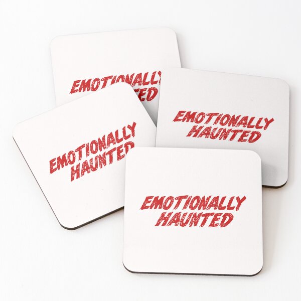 Item preview, Emotionally Haunted – Funny Spooky Slogan designed and sold by moabeArtistic.