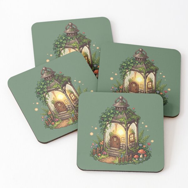 Item preview, Fairy Lantern - Pixel Art designed and sold by Potato Quality Prints.
