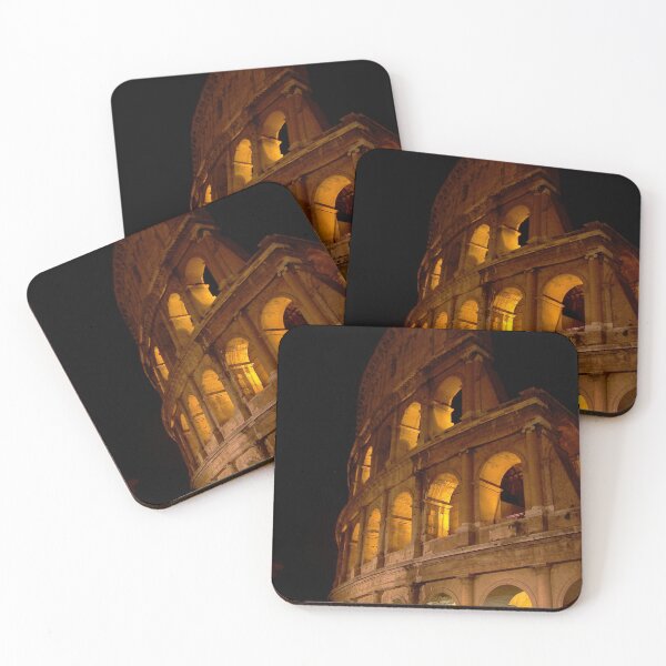 Item preview, Colosseum at Night – Golden Lights of Ancient Rome designed and sold by celinebisson.