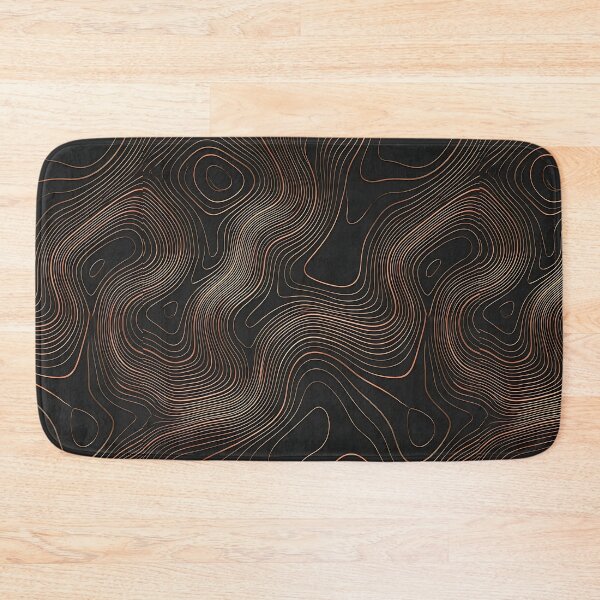 Item preview, Seamless Minimalist Topographic Contour Line Pattern designed and sold by wallpapersarts.