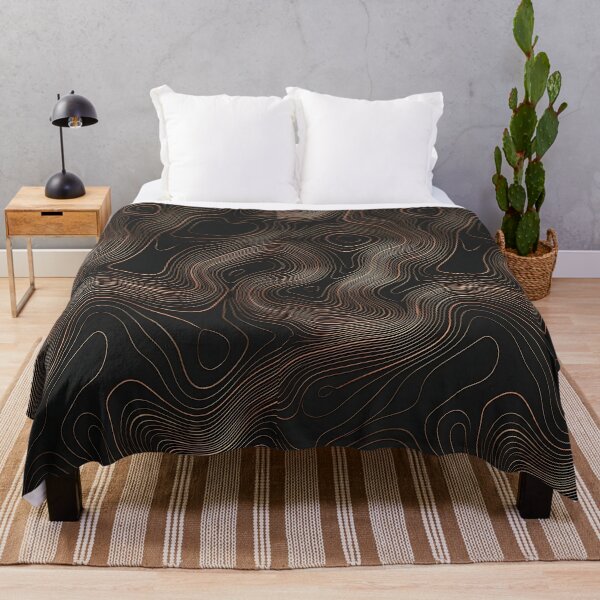 Item preview, Seamless Minimalist Topographic Contour Line Pattern designed and sold by wallpapersarts.