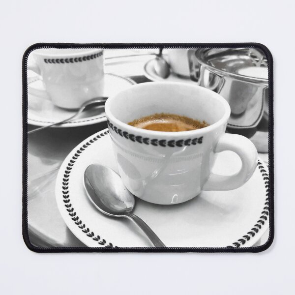 Item preview, Vintage White Cups with Warm Brown Coffee on Tray, close-up designed and sold by ollgast5.