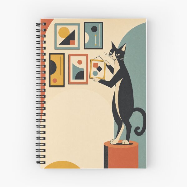 Item preview, The Cat Curator Eclectic Animal Art designed and sold by granitvit.