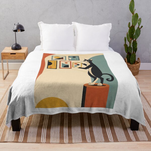 Item preview, The Cat Curator Eclectic Animal Art designed and sold by granitvit.