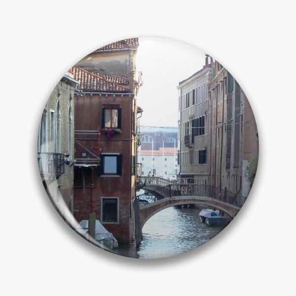 Item preview, Romantic Venice – Charming Canal and Historic Stone Bridge designed and sold by celinebisson.