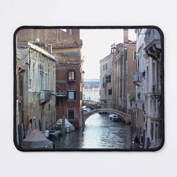 Item preview, Romantic Venice – Charming Canal and Historic Stone Bridge designed and sold by celinebisson.