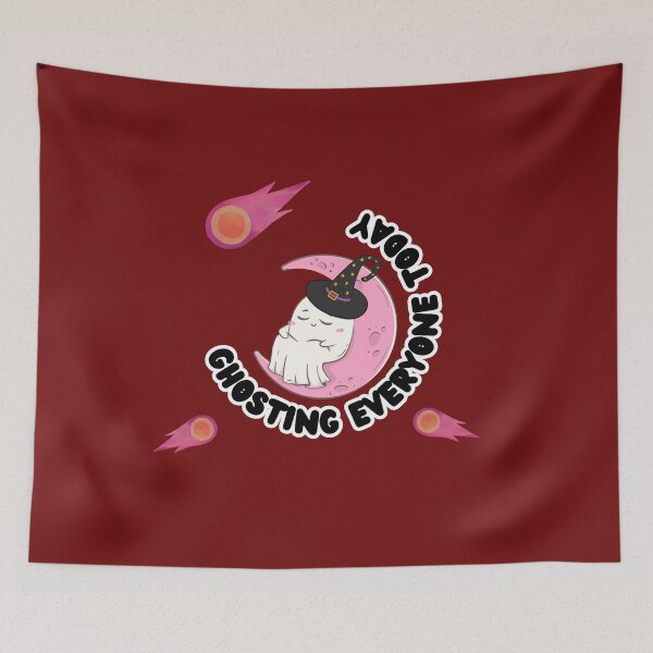 Item preview, Ghosting Everyone Today Cute Kawaii Design designed and sold by Mekamo.