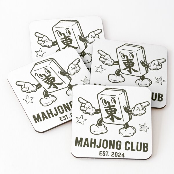 Item preview, Mahjong Club Mascot designed and sold by Structure-Blue.