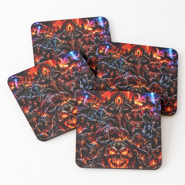 Item preview, Cosmic Demon Scape designed and sold by Iron El Studios.