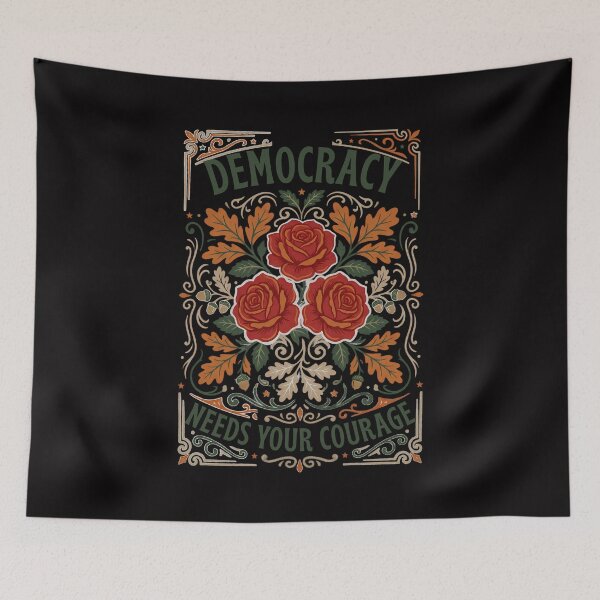 Item preview, Copy of democracy-needs-your-courage designed and sold by w66aboo.
