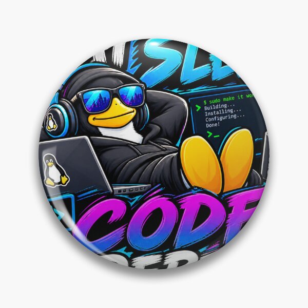 Item preview, Eat Sleep Code Repeat Funny Programmer Linux Humor designed and sold by TBillMAG — Retro Tech & IT Humor.