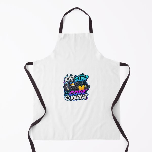 Item preview, Eat Sleep Code Repeat Funny Programmer Linux Humor designed and sold by TBillMAG — Retro Tech & IT Humor.