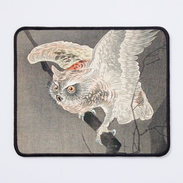 Item preview, Scops Owl in Moonlight by Ohara Koson (1877–1945) designed and sold by AngyDesigns49.