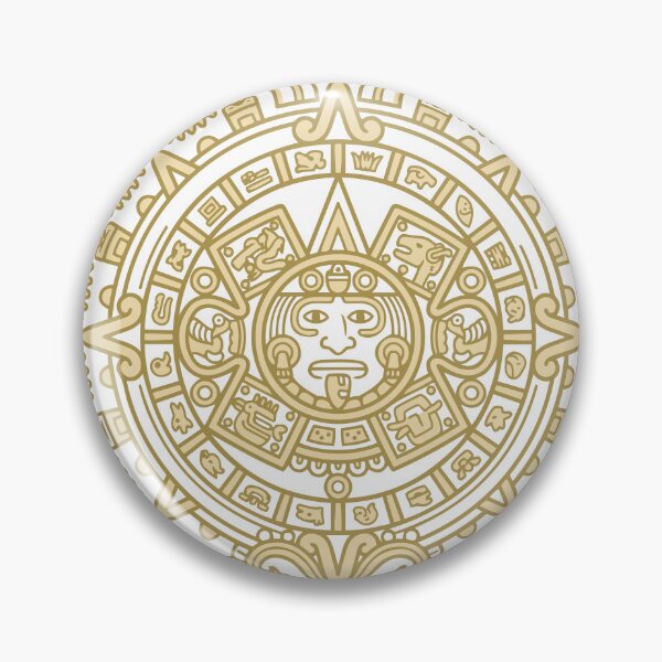 Item preview, Aztec Sun Stone – Mexican Pre-Hispanic Vector Art designed and sold by Black María.
