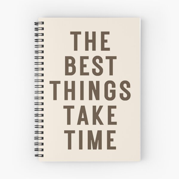 Item preview, The Best Things Take Time Minimalist Quote | Inspirational Typography | Patience & Motivation | Encouraging Affirmation Aesthetic | Motivational Self Care Quote designed and sold by LitzoyGlobeArt.
