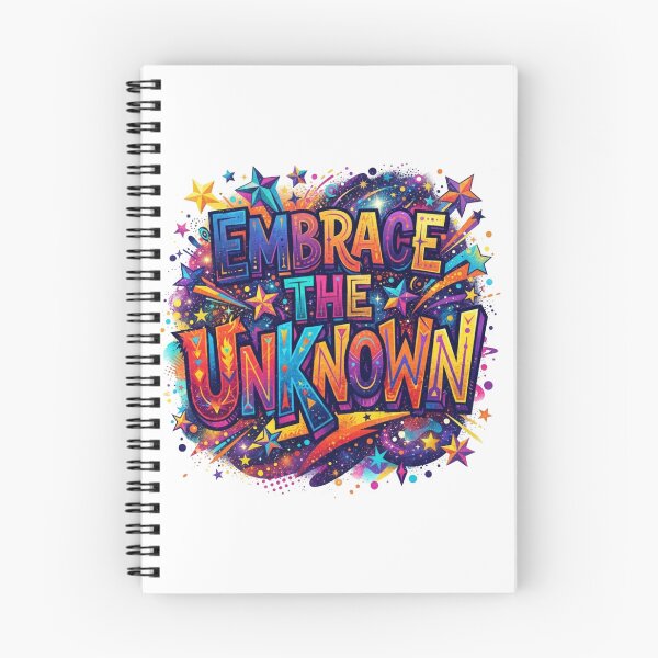 Item preview, Embrace The Unknown Neon Cosmic Galaxy Design designed and sold by Sanan Israyilli.