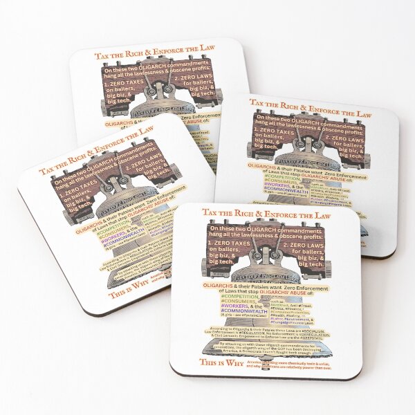 Item preview, Tax the Rich & Enforce the Law designed and sold by gnuber.