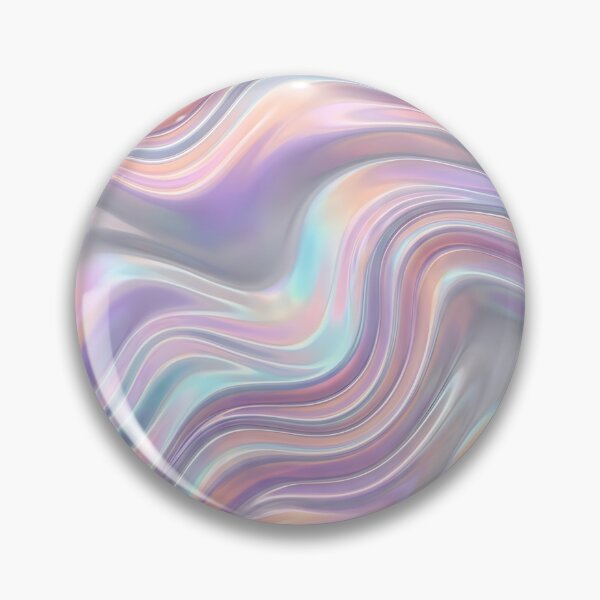 Item preview, Modern Liquid Iridescent Waves Seamless Pattern designed and sold by wallpapersarts.
