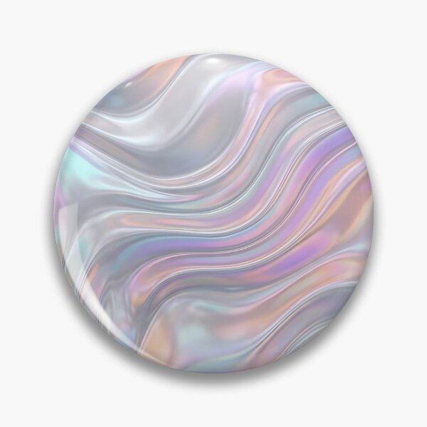 Item preview, Modern Liquid Iridescent Waves Seamless Pattern designed and sold by wallpapersarts.