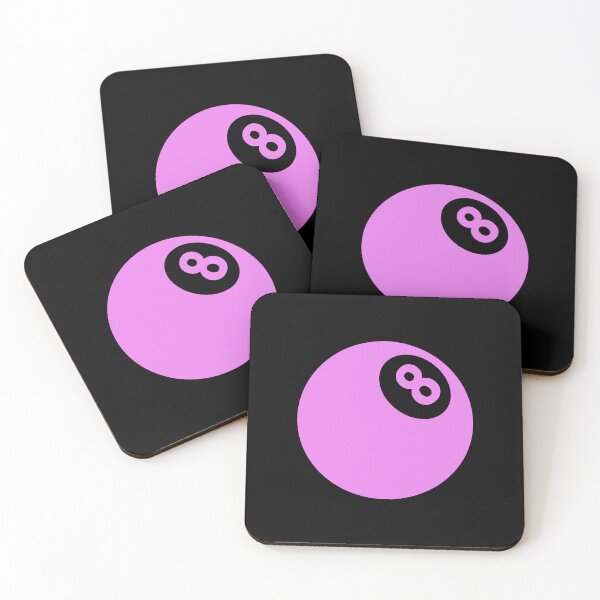 Item preview, Violet Retro 8 Ball Billiards Pool Design designed and sold by pattern-archive.