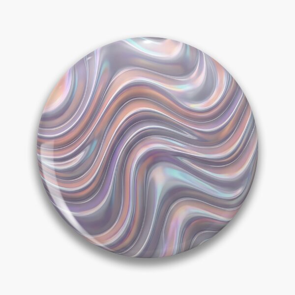 Item preview, Modern Liquid Iridescent Waves Seamless Pattern designed and sold by wallpapersarts.