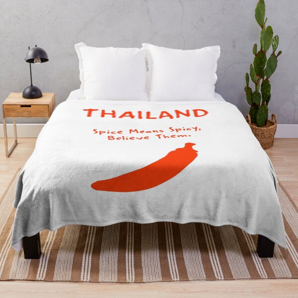 Item preview, Thailand – “Spice Means Spicy, Believe Them” Funny Quote Print designed and sold by MarkedArtPrints.