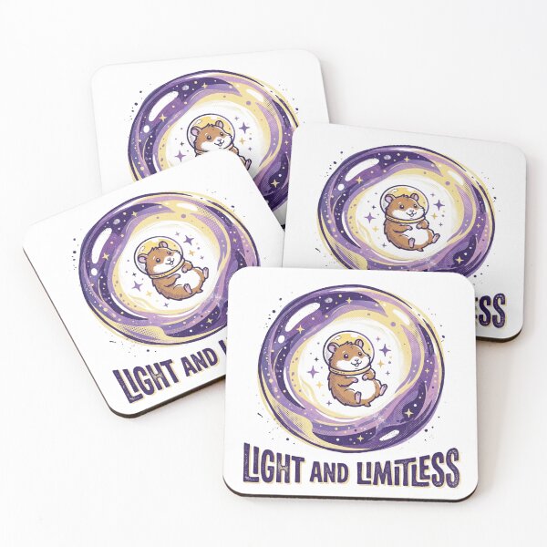 Item preview, Light And Limitless Cute Hamster Space Astronaut Design designed and sold by Sanan Israyilli.