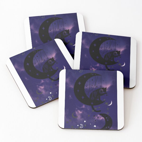 Item preview, cat on the moon    designed and sold by Midnight Muse.