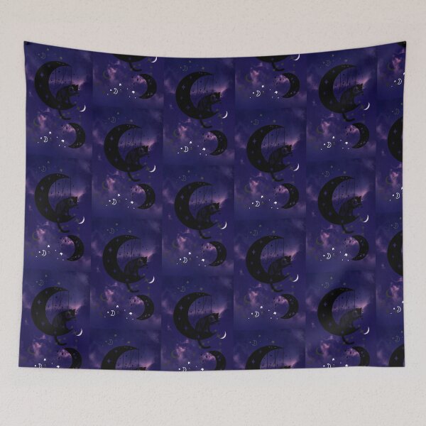 Item preview, cat on the moon    designed and sold by Midnight Muse.