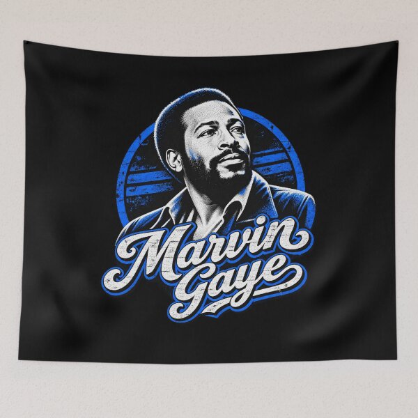 Item preview, Marvin Gaye Retro Soul Portrait designed and sold by Menagerie-Neon.