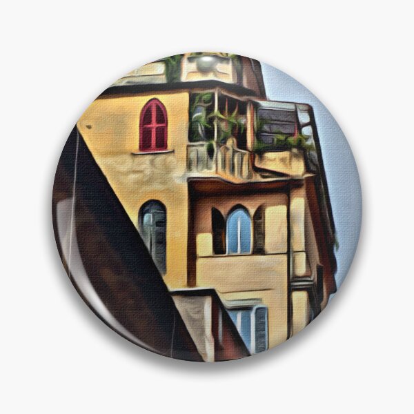 Item preview, Venetian Architecture – Colorful Historic Building in Painterly Style designed and sold by celinebisson.