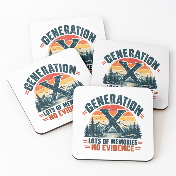 Item preview, Generation X Lots Of Memories No Evidence Gen Xer Humor Nostalgia designed and sold by AncientClouds25.