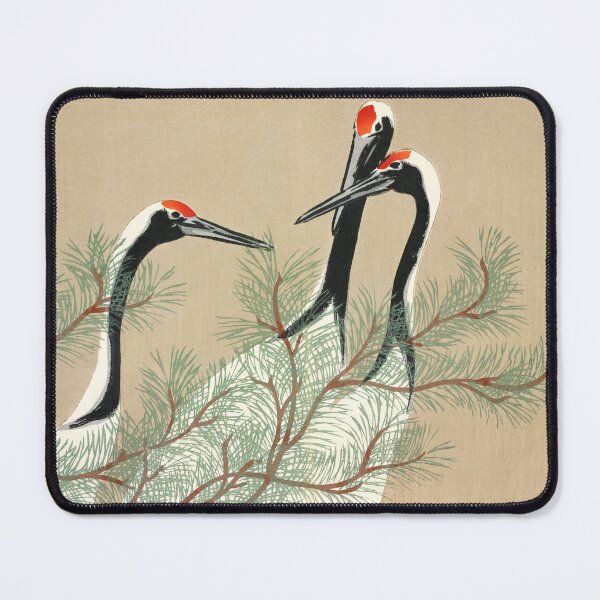 Item preview, Cranes from Momoyogusa–Flowers of a Hundred Generations (1909) by Kamisaka Sekka. designed and sold by AngyDesigns49.