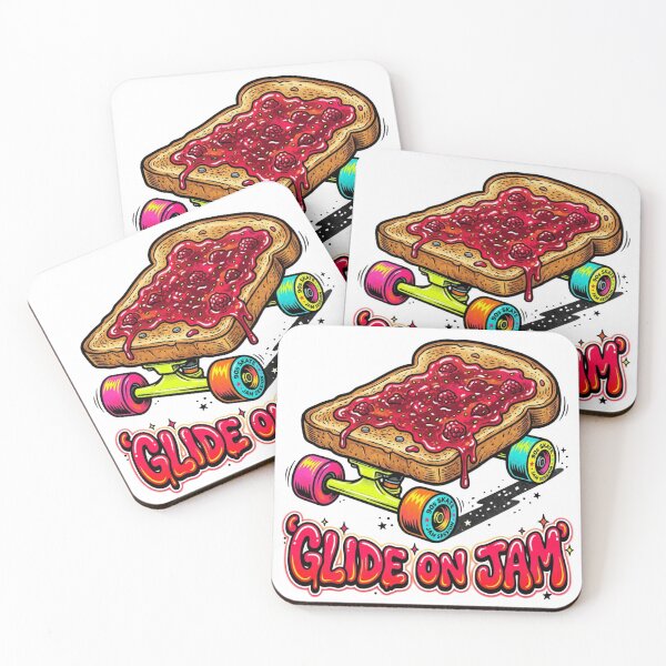 Item preview, Glide On Jam Retro 90s Skateboard Toast Design designed and sold by Sanan Israyilli.