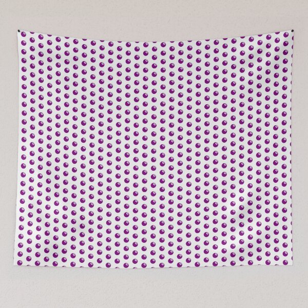 Item preview, Purple Retro 8 Ball Billiards Pool Design designed and sold by pattern-archive.