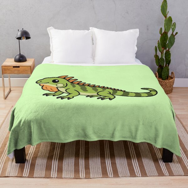 Item preview, Cute Cartoon Green Iguana designed and sold by WildlifeDoodle.
