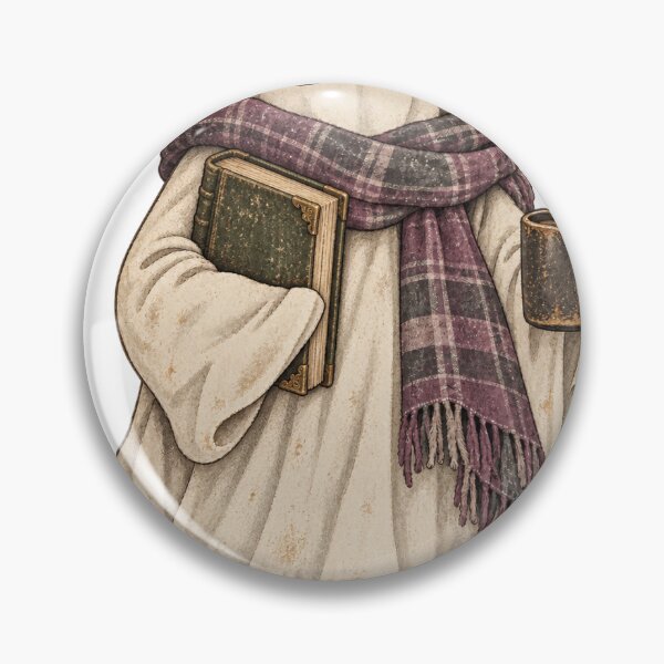 Item preview, Cozy Book Ghost Coffee Vintage Halloween designed and sold by ParkersForge.