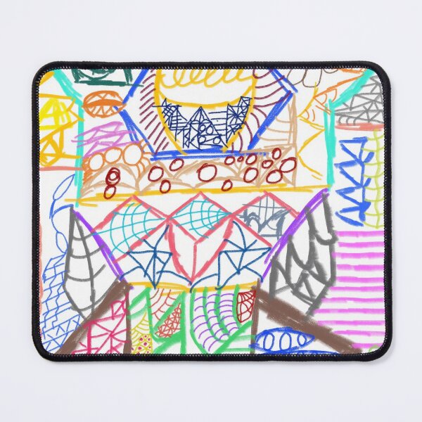 Item preview, Unique handmade colorful shapes with engineering character designed and sold by yousef-moh5251.