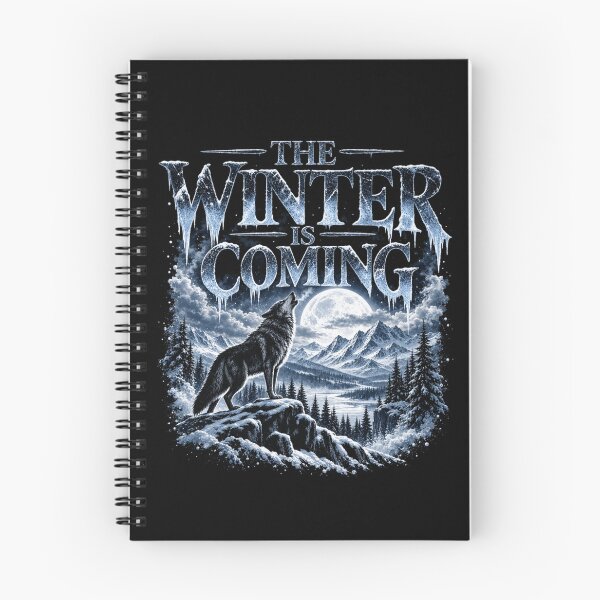 Item preview, The Winter Is Coming – Howling Wolf and Frozen Mountains designed and sold by TYW.