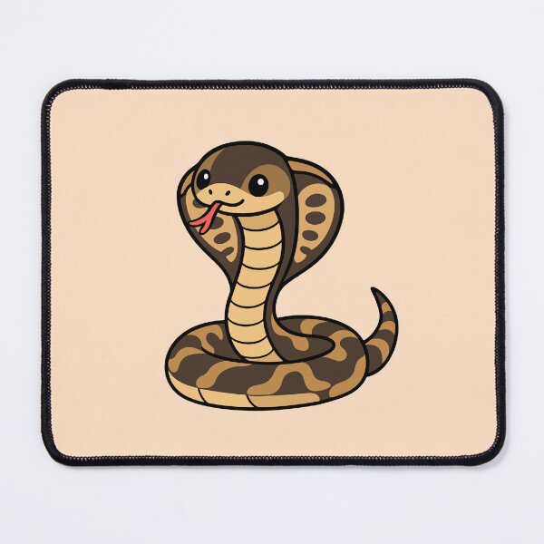 Item preview, Cute Cartoon King Cobra designed and sold by WildlifeDoodle.