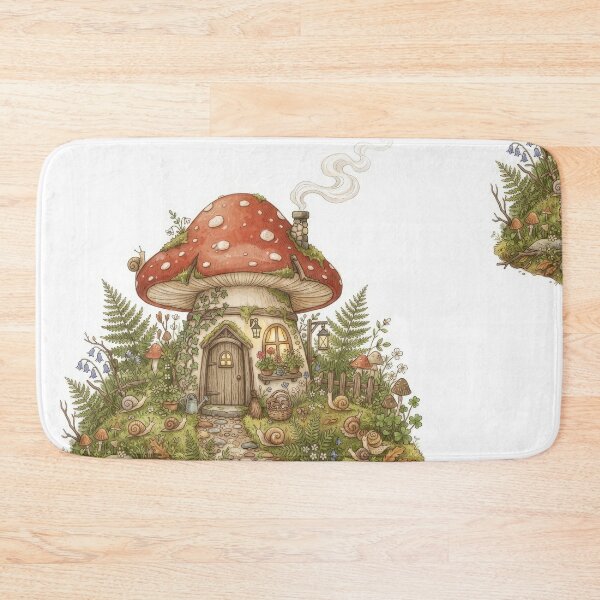 Item preview, Enchanted Mushroom House And Garden designed and sold by Rahat3344.