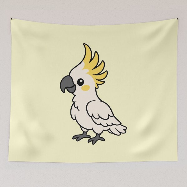 Item preview, Cute Cartoon Cockatoo designed and sold by WildlifeDoodle.