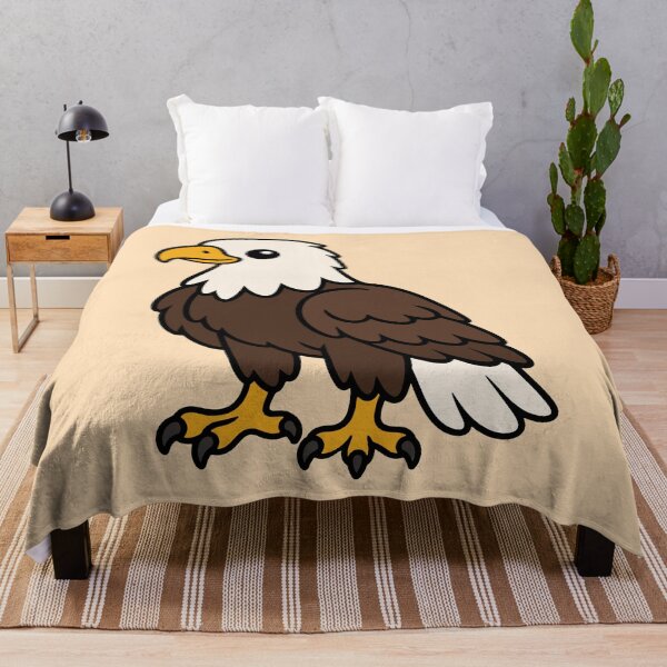 Item preview, Cute Cartoon Bald Eagle designed and sold by WildlifeDoodle.