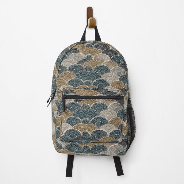 Item preview, Wabi sabi and japandi inspired geometric lines pattern in neutral designed and sold by filigreedigital.