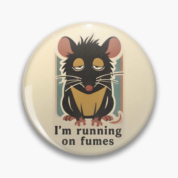 Item preview, I'm running on fumes - Rat Race - Burnout designed and sold by ParadoxParadox.