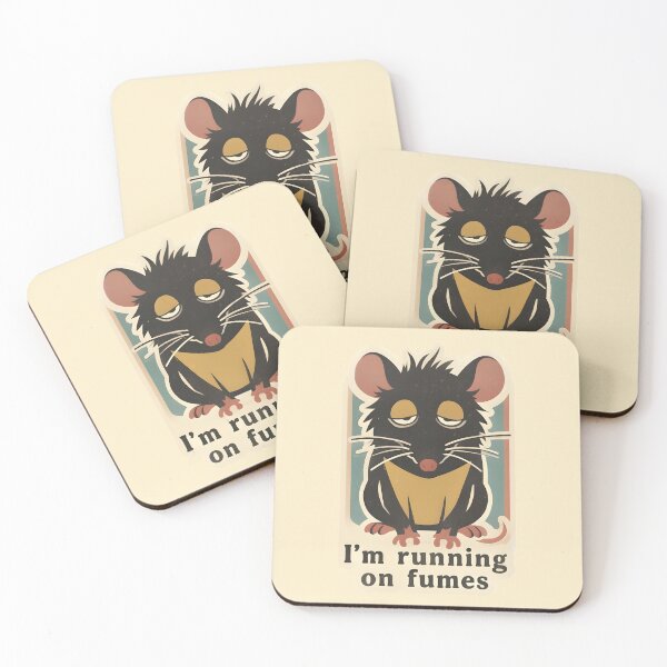 Item preview, I'm running on fumes - Rat Race - Burnout designed and sold by ParadoxParadox.