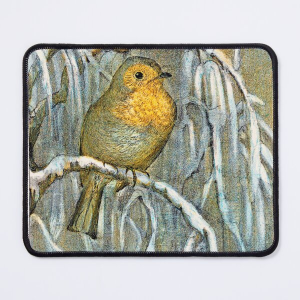Item preview, Roodborstje op besneeuwde boomtak (1878–1910) by Theo van Hoytema. designed and sold by AngyDesigns49.
