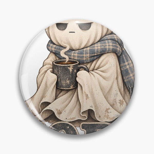 Item preview, Nope Annoyed Coffee Ghost Vintage Halloween designed and sold by ParkersForge.