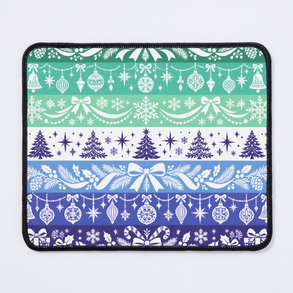 Item preview, Gay MLM Pride Flag with Christmas Holiday Doodles designed and sold by Travelslightly.