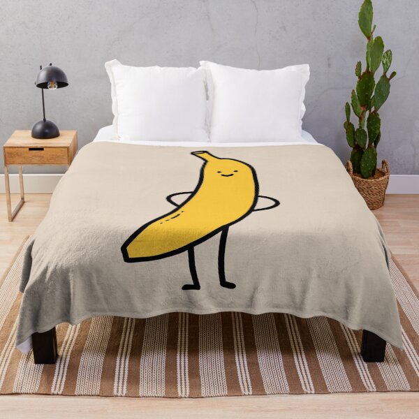 Item preview, Cute Smiling Banana Character Hands on Hips Cartoon designed and sold by peterdesigns.